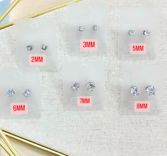 Cubic Zirconia-Silver