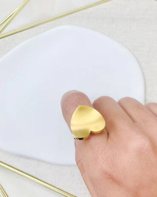 Golden Heart Ring