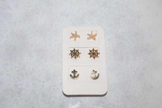 Nautical Gold Earrings