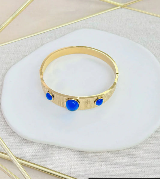Stone Blue Bangle