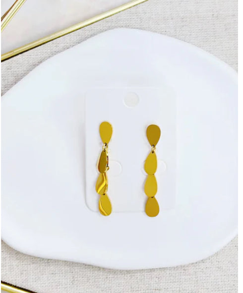 Oval Drop earring