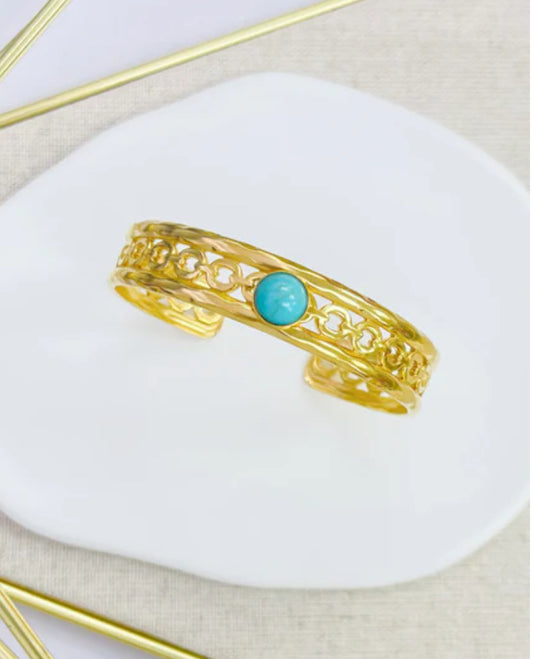 Turquise Stone Bangle